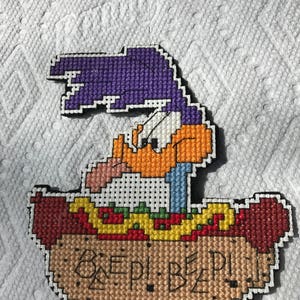 Roadrunner Cross Stitch Magnet