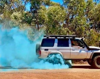 Gender Reveal Burnout Powder 750g | Pink or Blue Car Smoke Reveal (Outdoor Use)