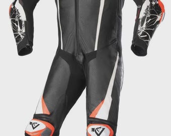 Handmade MotoGP Style Leather Racing Suit | Custom Fit