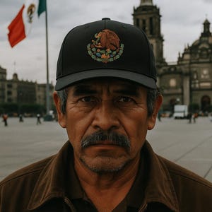 Bestickte Mexiko Adler Baseballkappe: Verstellbare mexikanische Flaggenmütze