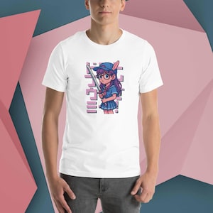 Don&#39;t Play With Me Tee – Katana Girl Pixel Art T-Shirt