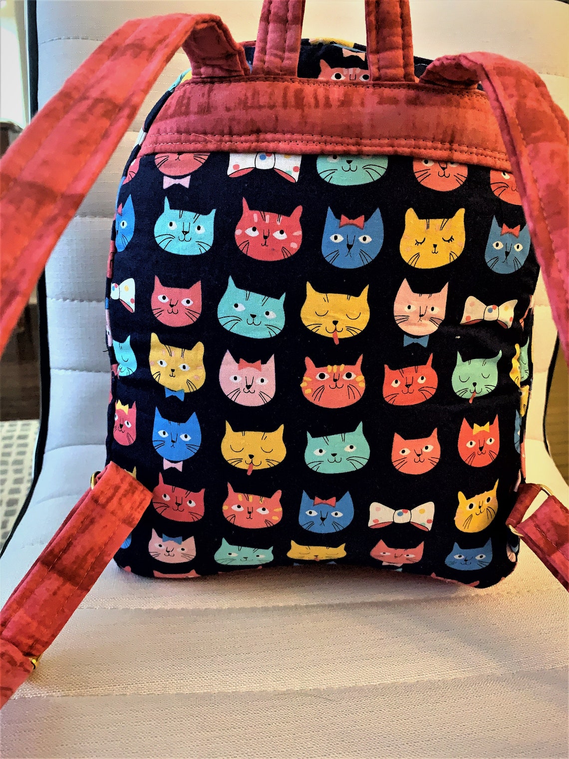 Kitty Cat Mini Backpack | Etsy