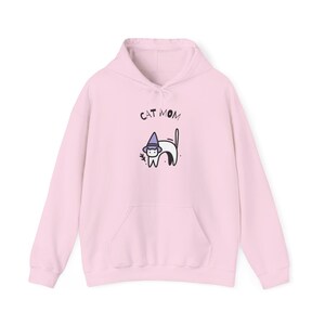 Spooky Witchy Cat Mom Hoodie: Funny Halloween Cat Lover Sweatshirt