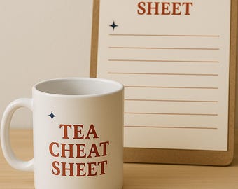 Hoja de trucos para el té en pareja: Humor para la supervivencia matrimonial (Descarga imprimible)