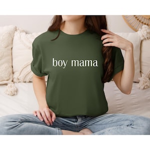 Boy Mama Softstyle T-Shirt: Cozy Mom Tee for Everyday Wear