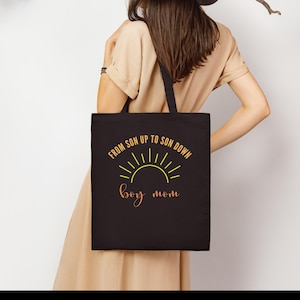 Son Canvas Tote Bag, Shopping Bag for boy mom, Gift for Mom, Everyday Tote for mom, new mom bag, gift for her, gift for boy mom, bag for mom