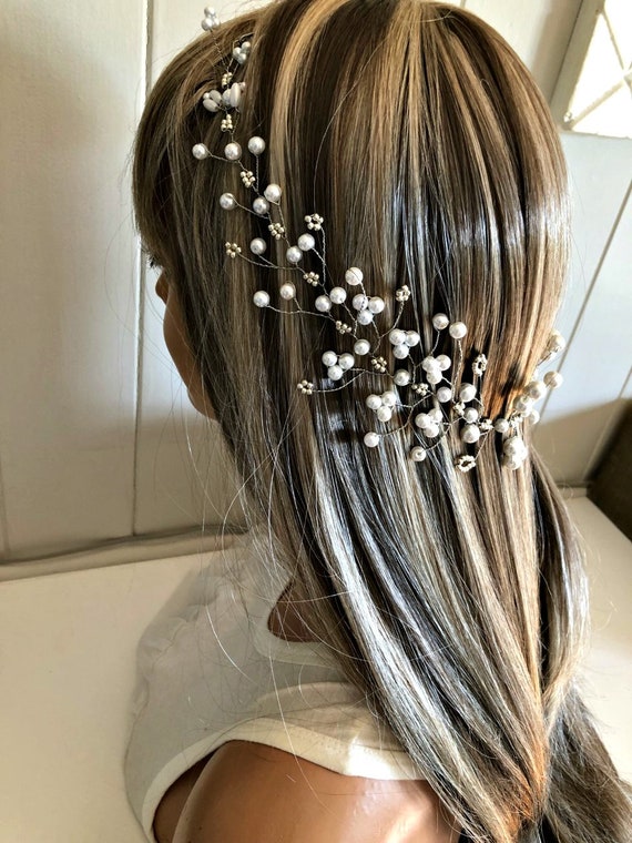 Hochzeit Haarband Mit Perlen & Blumen – Kopfschmuck Für Braut, Abendparty & Besondere Anlässe