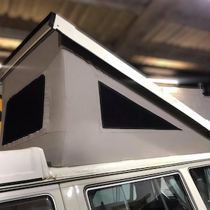 VW T25 T3 Vanagon 3 Window Westfalia Roof Canvas *cvc Produced Best Quality* After 1985 (later screw in type) Grey