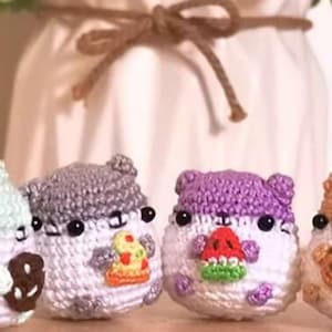 Hungry Hamsters Crochet Pattern – Cute Amigurumi Hamster PDF Tutorial – Plush Toy DIY Pattern