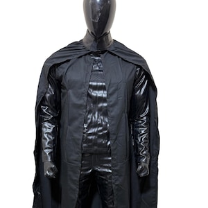 Darth Vader Star Wars Cosplay Costume for Men | Sith Lord Dark Side Outfit with Cape | Villain Armor Suit Halloween & Comic Con