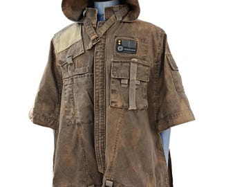 Star Wars Jyn Erso Poncho Costume | Rogue One Inspired Outfit | Rebel Cosplay Cloak