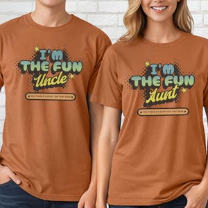 Fun Uncle Shirt Fun Aunt Shirt Christmas Gift TShirt For Aunt or Uncle Present for Favorite Uncle Best Aunt Ever Gifts Favorite Aunt Gift