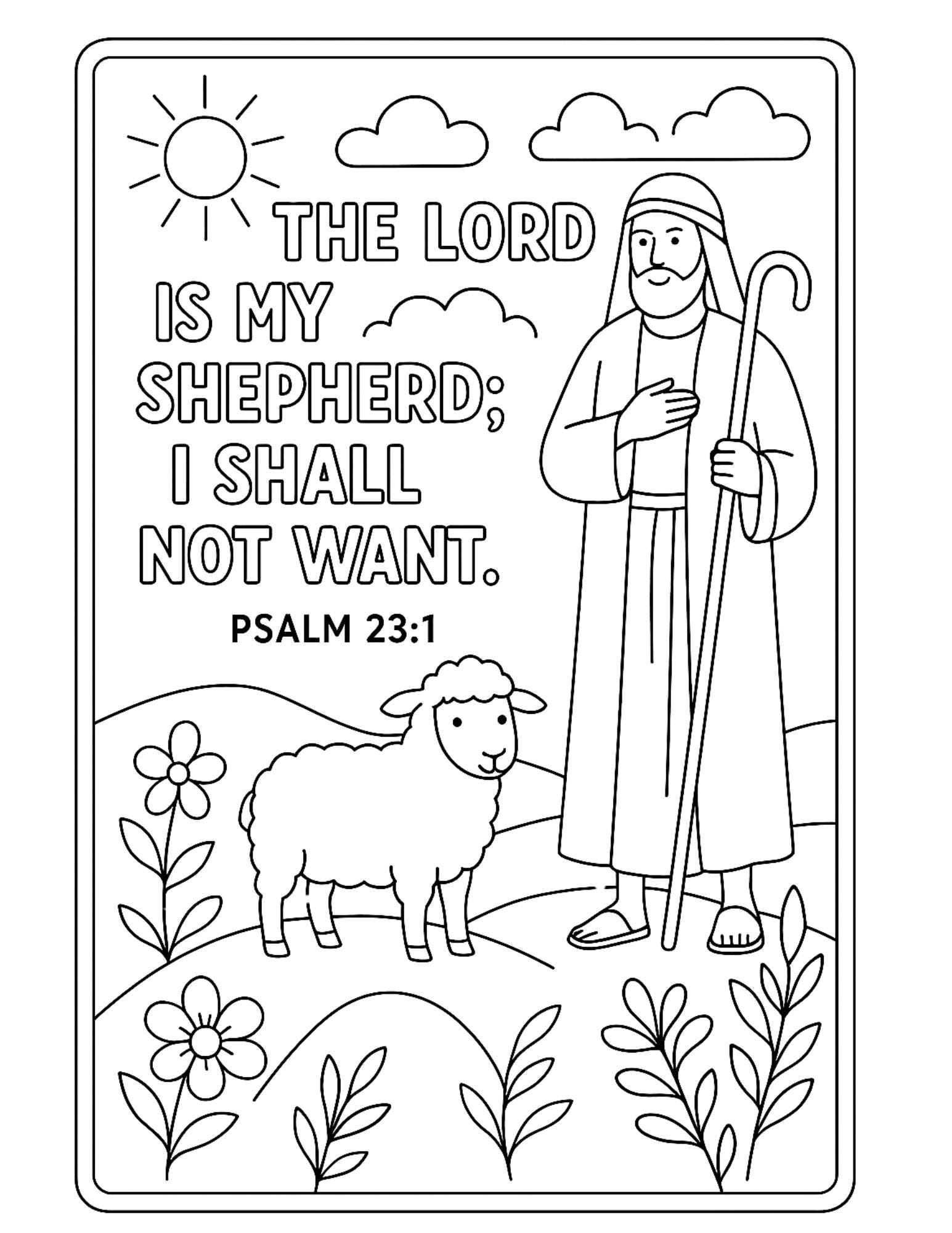 Christian Coloring Book for Kids | Fun Bible Verses & Faith-based ...
