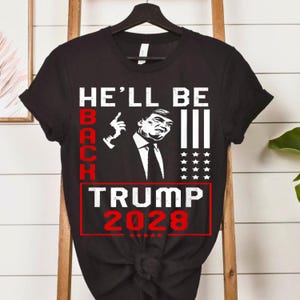 Trump 2028 Election Shirt: Patriotic USA Political Tee