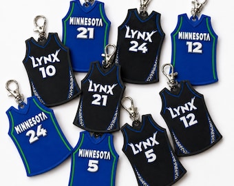 Minnesota WNBA Jersey Keychain