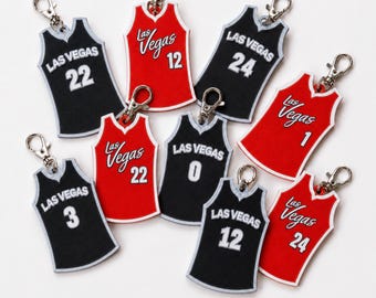 Las Vegas WNBA Jersey Keychain