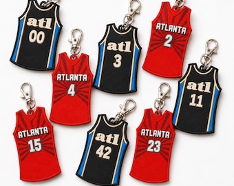 Atlanta WNBA Jersey Keychain
