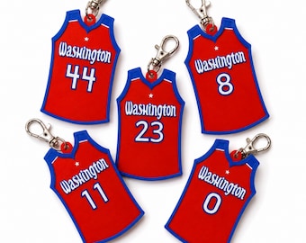 Washington WNBA Jersey Keychain