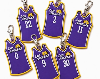 Los Angeles WNBA Jersey Keychain