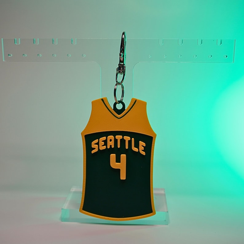 Llavero con la camiseta del equipo de la WNBA Seattle - 4