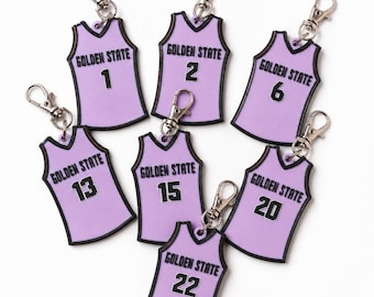 Golden State WNBA Jersey Keychain