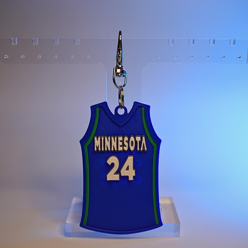 Llavero con la camiseta del equipo de la WNBA Minnesota - 24