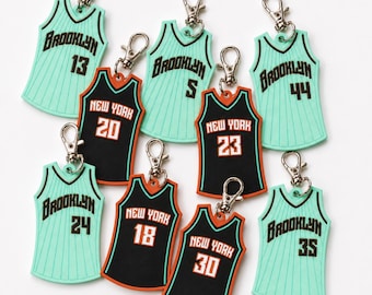 New York WNBA Jersey Keychain