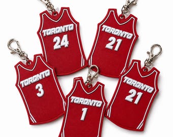 Toronto WNBA Jersey Keychain
