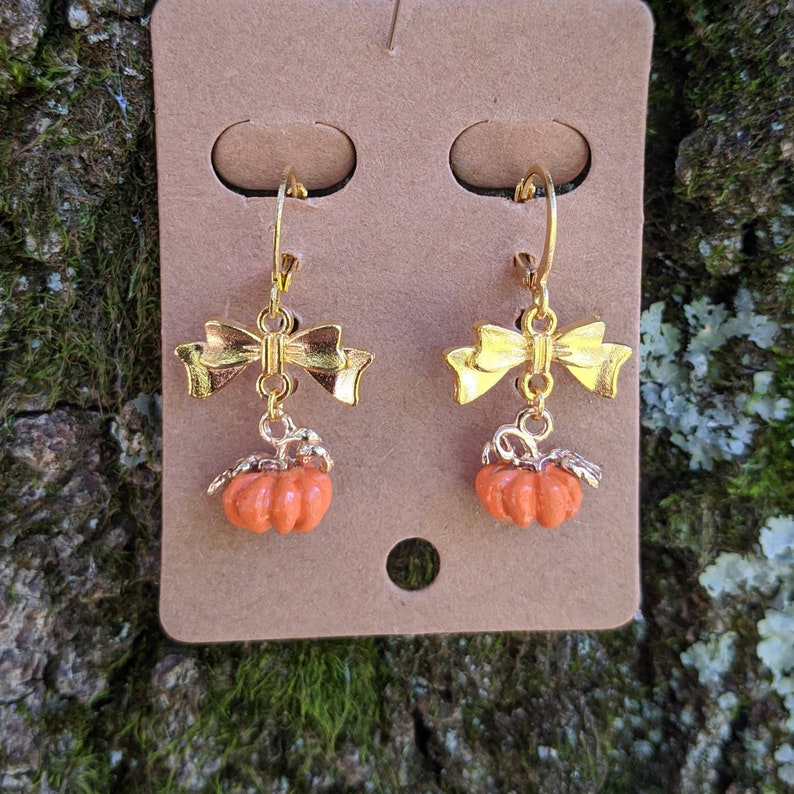 Pumpkin Earrings. image 1