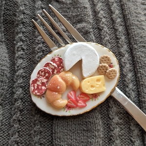 Charcuterie Plate Brooch