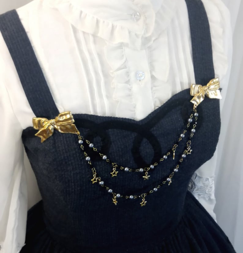 Gothic Celestial Bow Brooch
