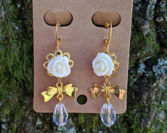 Royal Roses Earrings (3 colors available)