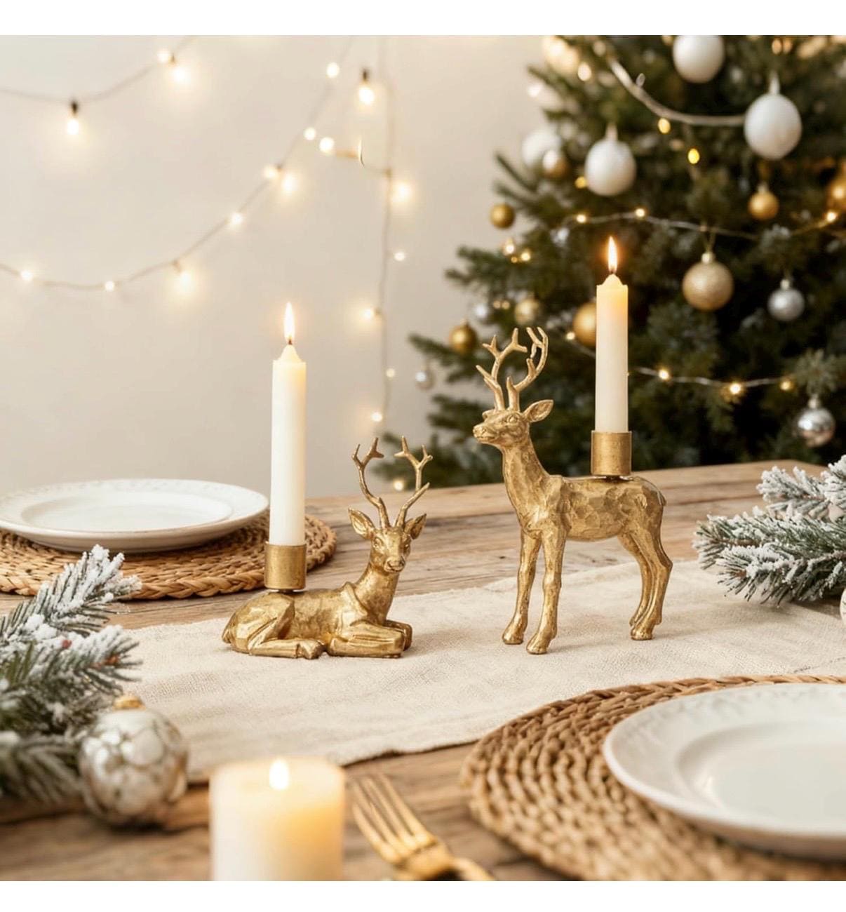 Metal santa candle holder - Etsy 日本