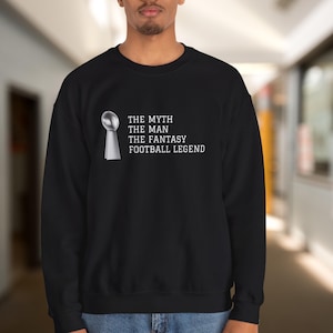 Fantasy Football Legend Crewneck Sweatshirt, Unisex Sports Apparel