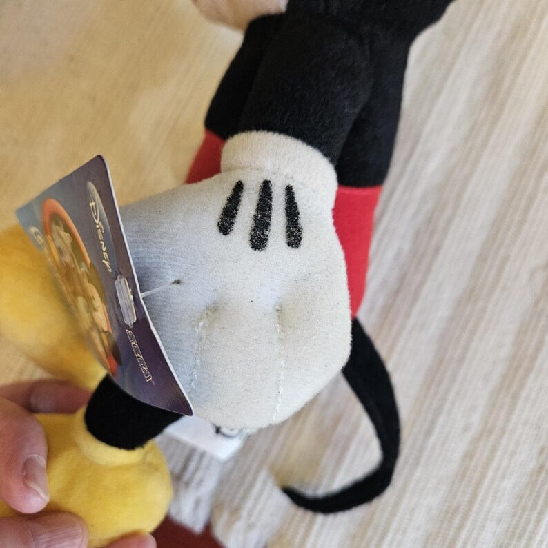 Vintage SEGA Prize Mickey Mouse Plush Disney Redemption Only Rare With Tags 10" image 10