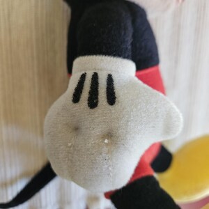 Vintage SEGA Prize Mickey Mouse Plush Disney Redemption Only Rare With Tags 10" image 9