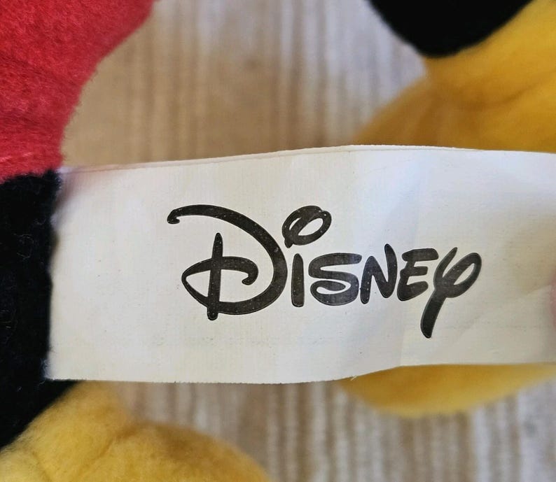 Vintage SEGA Prize Mickey Mouse Plush Disney Redemption Only Rare With Tags 10" image 5