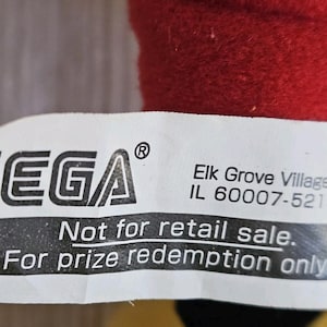 Vintage SEGA Prize Mickey Mouse Plush Disney Redemption Only Rare With Tags 10" image 6