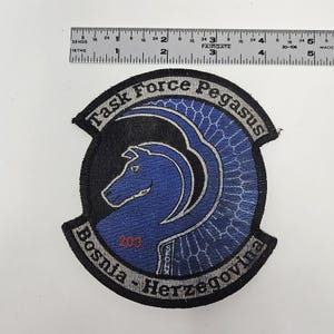 Rare! NATO-Led Task Force Pegasus Bosnia-Herzegovina Patch
