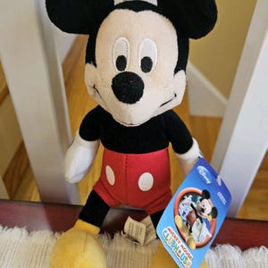 Vintage SEGA Prize Mickey Mouse Plush Disney Redemption Only Rare With Tags 10" image 1