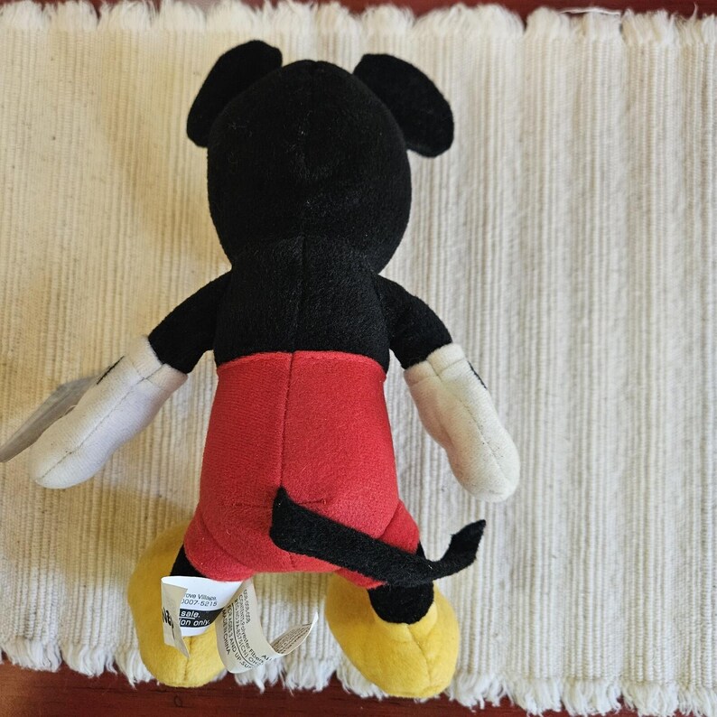 Vintage SEGA Prize Mickey Mouse Plush Disney Redemption Only Rare With Tags 10" image 8
