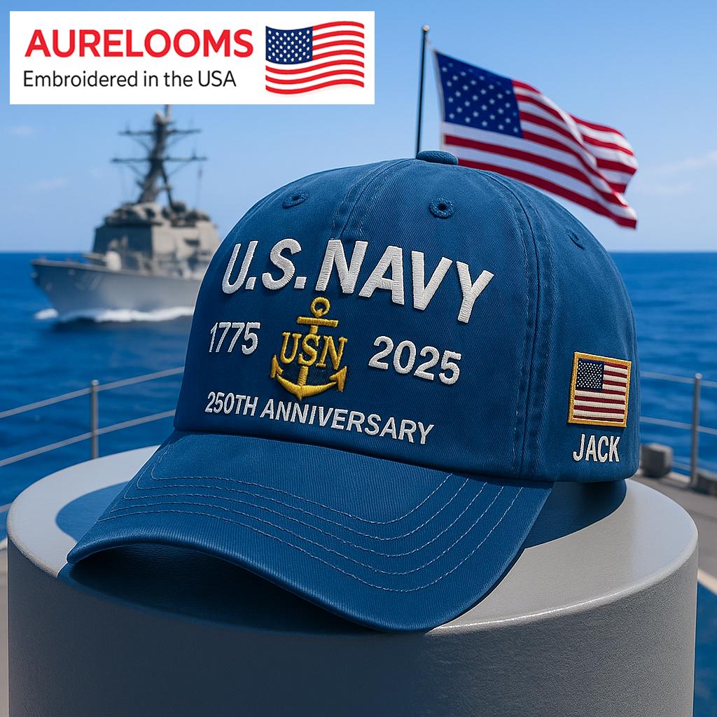 【未使用】アメリカ海軍 250周年 記念 キャップ 250 Anniversary Navy Cap - Etsy