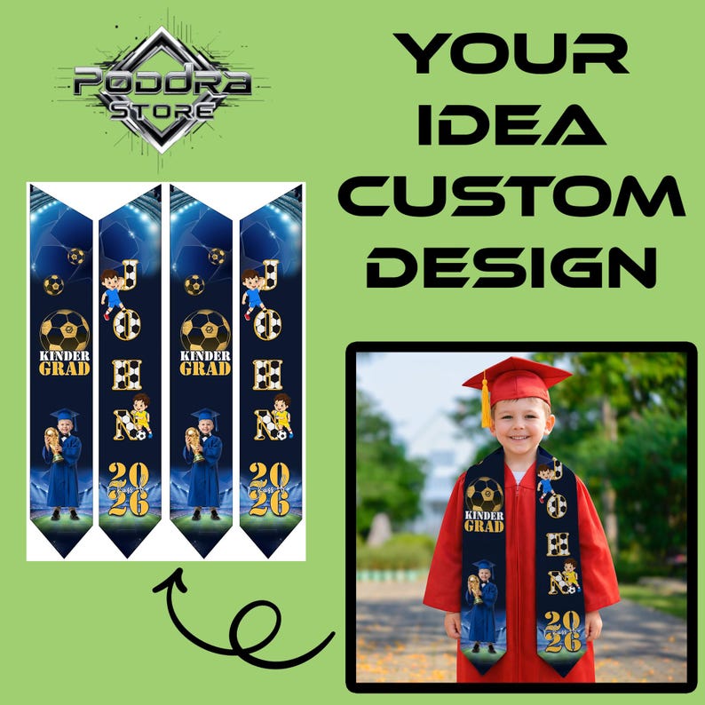 Huntrix Graduation Cap Huntrix Graduation Stole, Custom Kindergarten Grad Sash 2026 ...