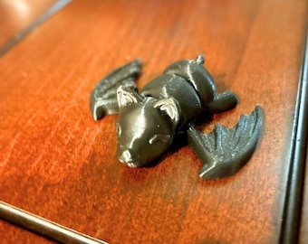 Articulated Flexi Baby Bat: 3D Printed Halloween Fidget Toy