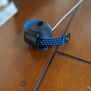 Apple Watch Charger Dock – Minimalist Stand for Nightstand Charging – 3D Printed Organizer