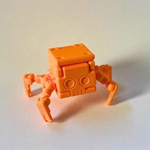 Transforming Little Cube Guy Fidget – Articulated 3D Printed Mechanical Desk Toy – Bulk Bundle Options image 4
