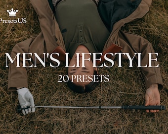 Men's Lifestyle Lightroom Presets: Bold Filters (Mobile & Desktop)