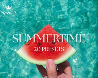 Summertime Lightroom Presets: Vibrant Travel Beach Filters (Mobile & Desktop)