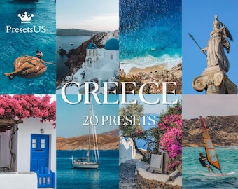 The Greece Collection – Mediterranean Lightroom Presets for Lifestyle & Scenery Shots