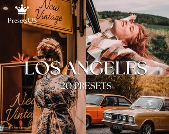 Los Angeles Lightroom Presets: Sun-Soaked Mobile & Desktop Filters (DNG, XMP, lrtemplate)